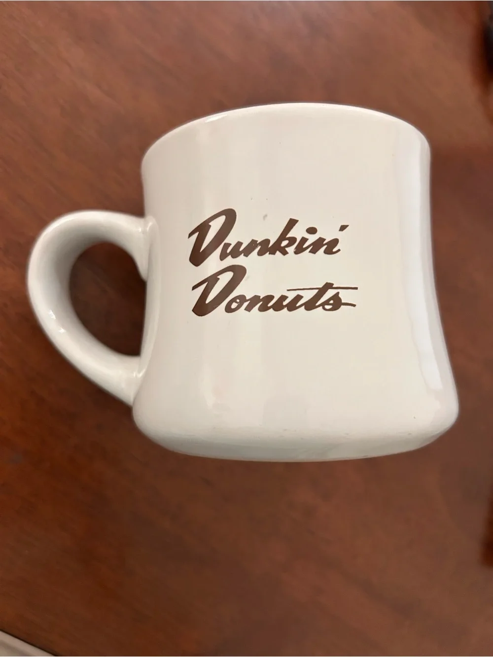 Dunkin' Donuts Vintage Retro Diner ‘Dunkie Man” Coffee Mug Heavy Rare Original